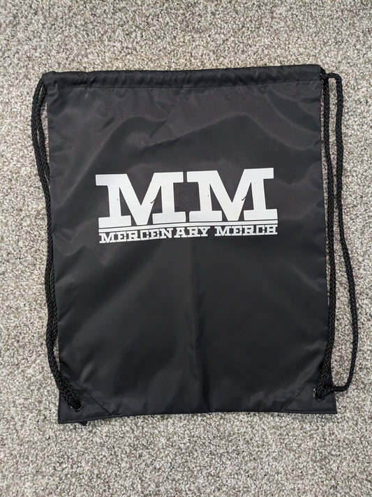 Mercenary Merch Drawstring Bag